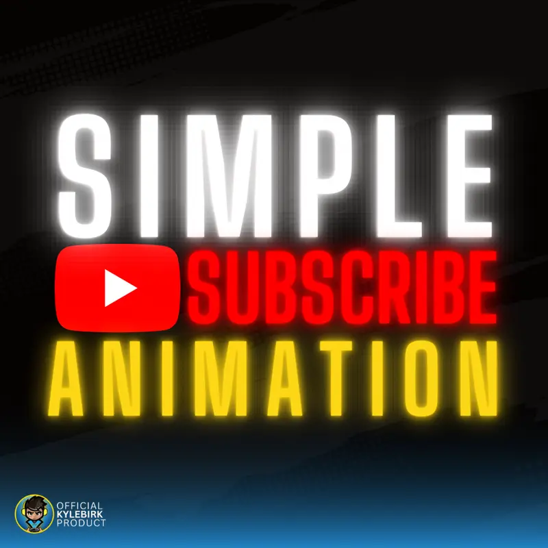 YouTube Subscribe Animation by KYLEBIRK