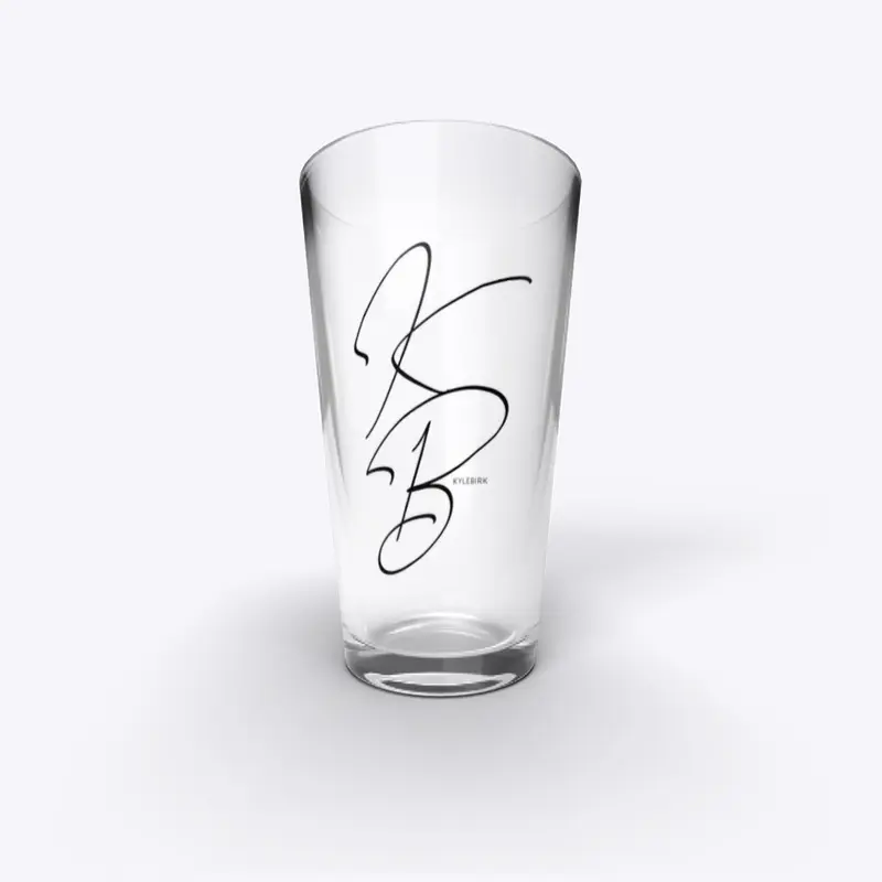KYLEBIRK Signature Pint Glass