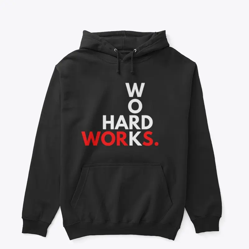 HARD WORK WORKS Pullover Hoodie (Black)