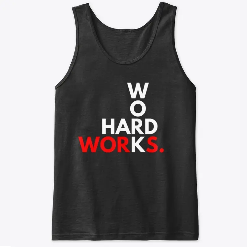 HARD WORK WORKS Tank Top (Black) 