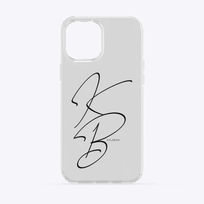 KYLEBIRK Signature iPhone Case (Clear) 