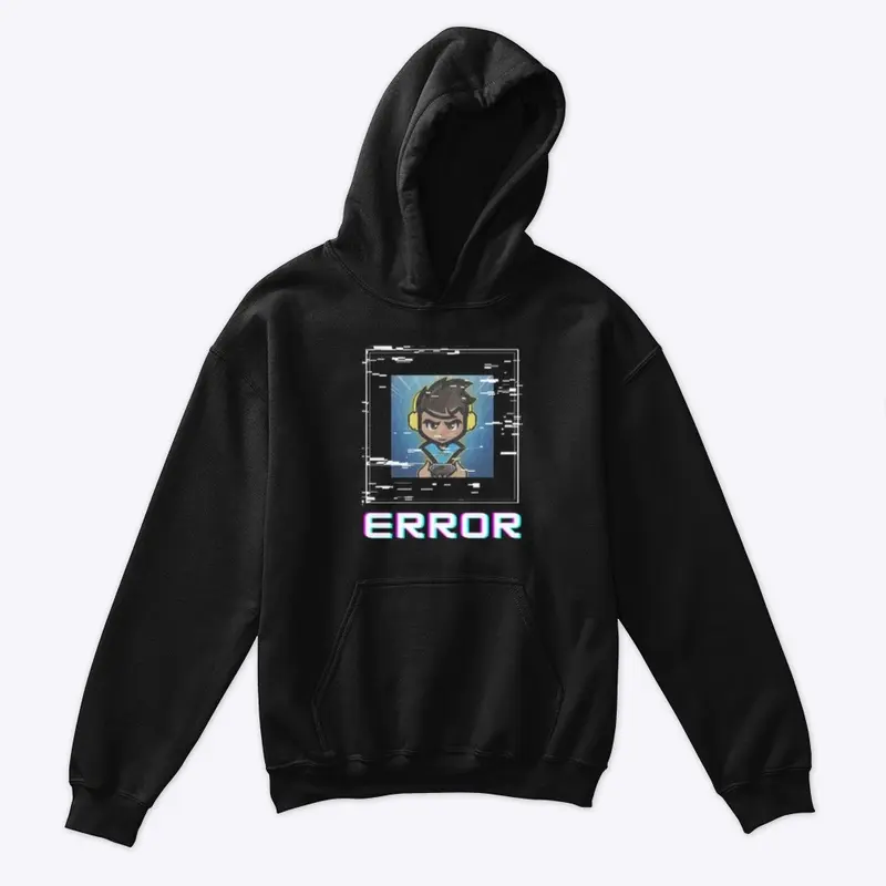 ERROR Pullover Hoodie by KYLEBIRK (Kids)